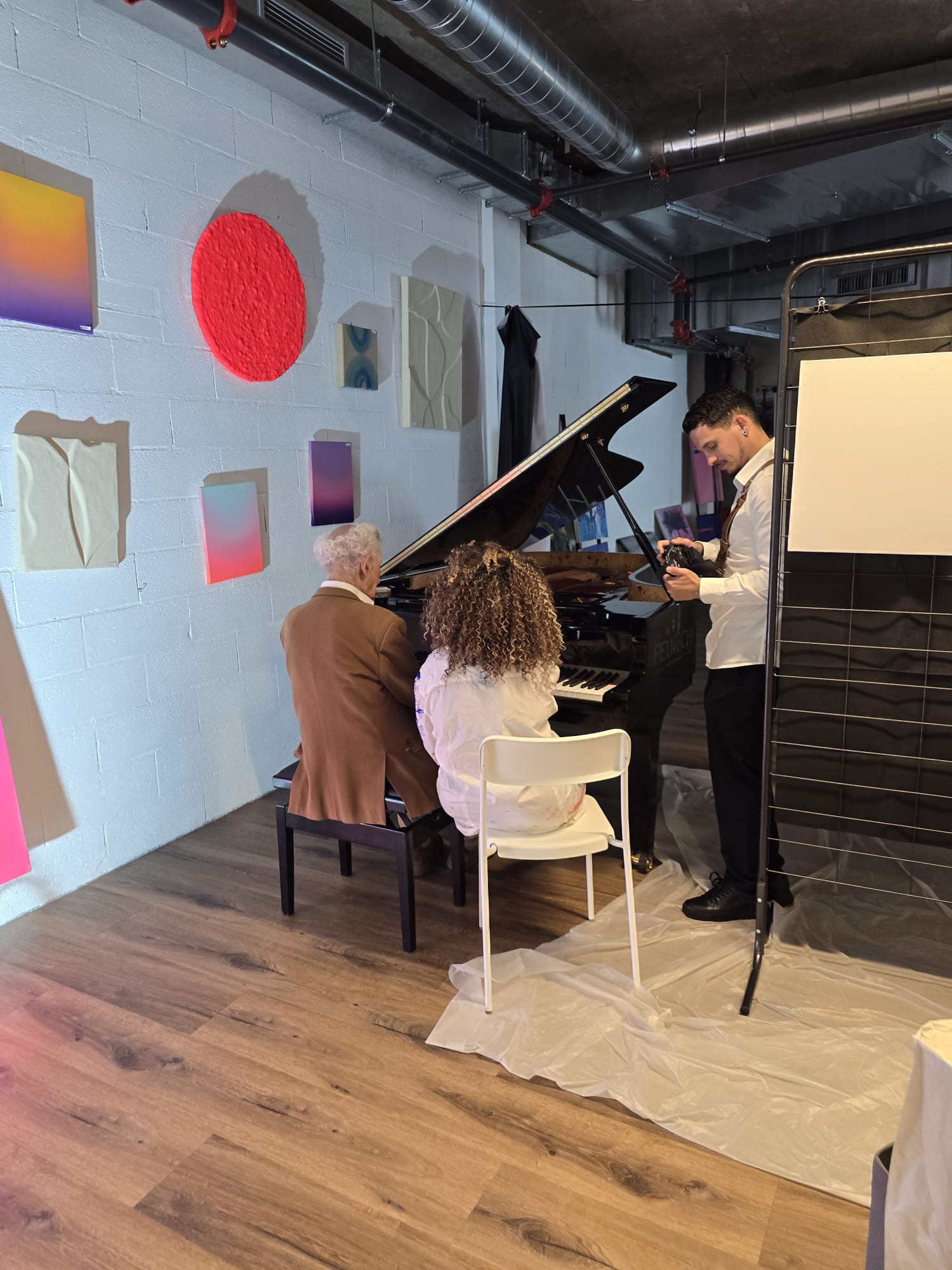 Piano à queue lors d'un événement Ros'Art & Culture