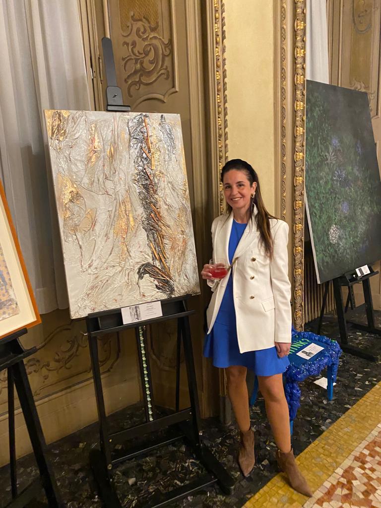 Œuvre de Vera Braun exposée chez Ros'Art & Culture