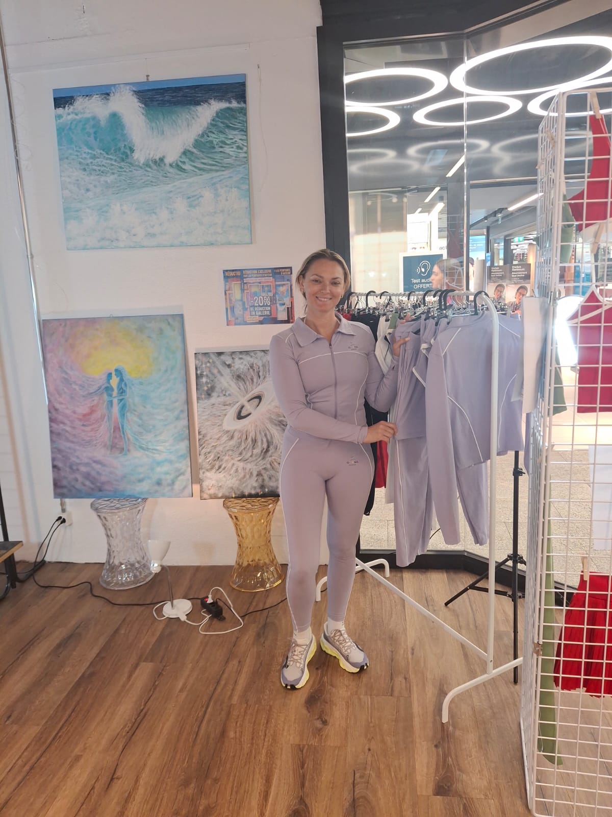 Œuvre d'Ana Maria Grigoras exposée chez Ros'Art & Culture